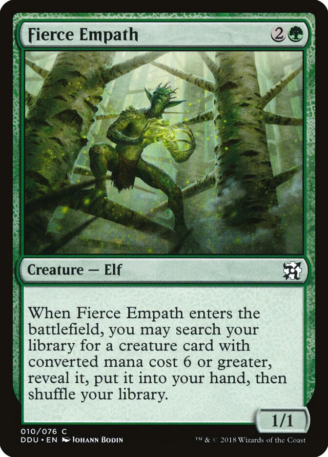 Fierce Empath (10) - Duel Decks: Elves vs. Inventors (DDU)