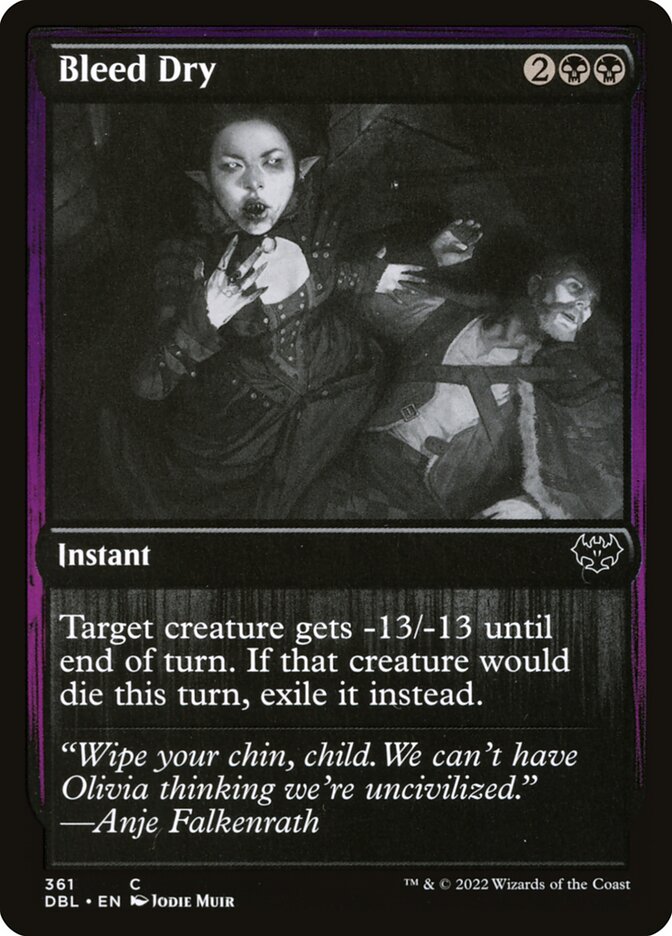 Bleed Dry - Innistrad: Double Feature (DBL)