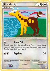 Girafarig (64) - HeartGold SoulSilver (HS)