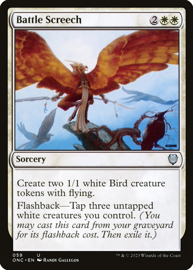 Battle Screech (59) - Phyrexia: All Will Be One Commander (ONC)