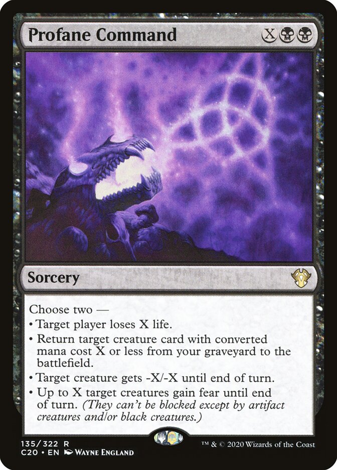 Profane Command (135) - Commander 2020 (C20)