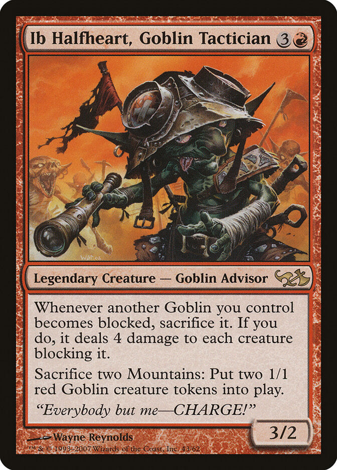 Ib Halfheart, Goblin Tactician (43) - Duel Decks: Elves vs. Goblins (DD1)