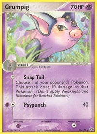 Grumpig (30) - EX Emerald (EM)