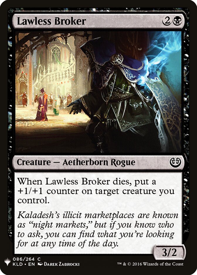 Lawless Broker (KLD-86) - The List (PLST)
