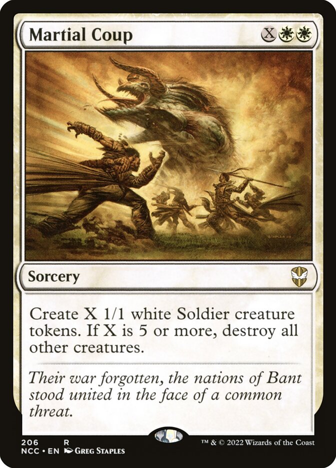 Martial Coup (206) - New Capenna Commander (NCC)