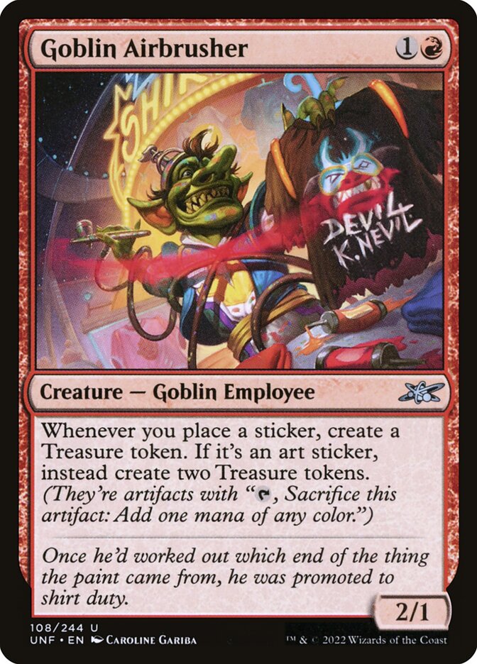 Goblin Airbrusher (108) - Unfinity (UNF)