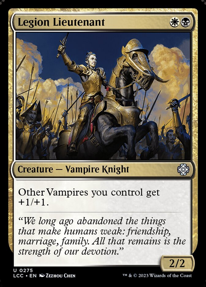 Legion Lieutenant (275) - The Lost Caverns of Ixalan Commander (LCC)