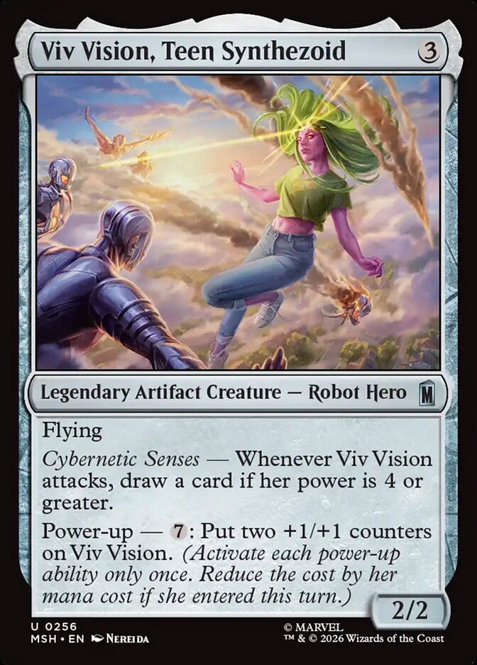Viv Vision, Teen Synthezoid (256) - Marvel Super Heroes (MSH)