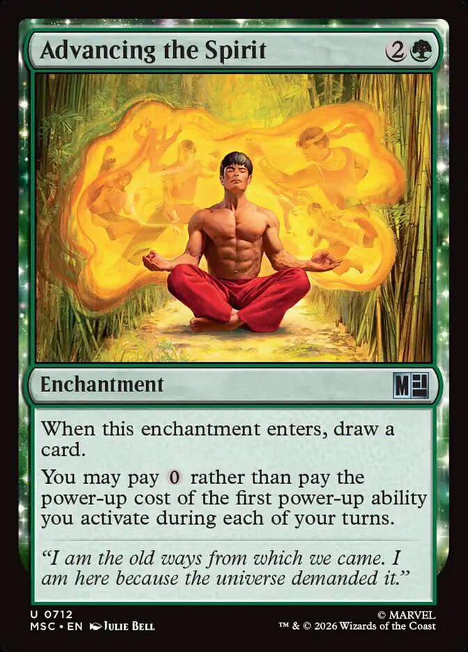 Advancing the Spirit (712) - Marvel Super Heroes Commander (MSC)