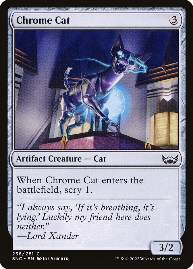 Chrome Cat (236) - Streets of New Capenna (SNC)