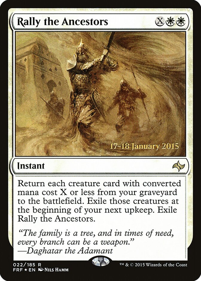 Rally the Ancestors (22s) - Fate Reforged Promos (PFRF)
