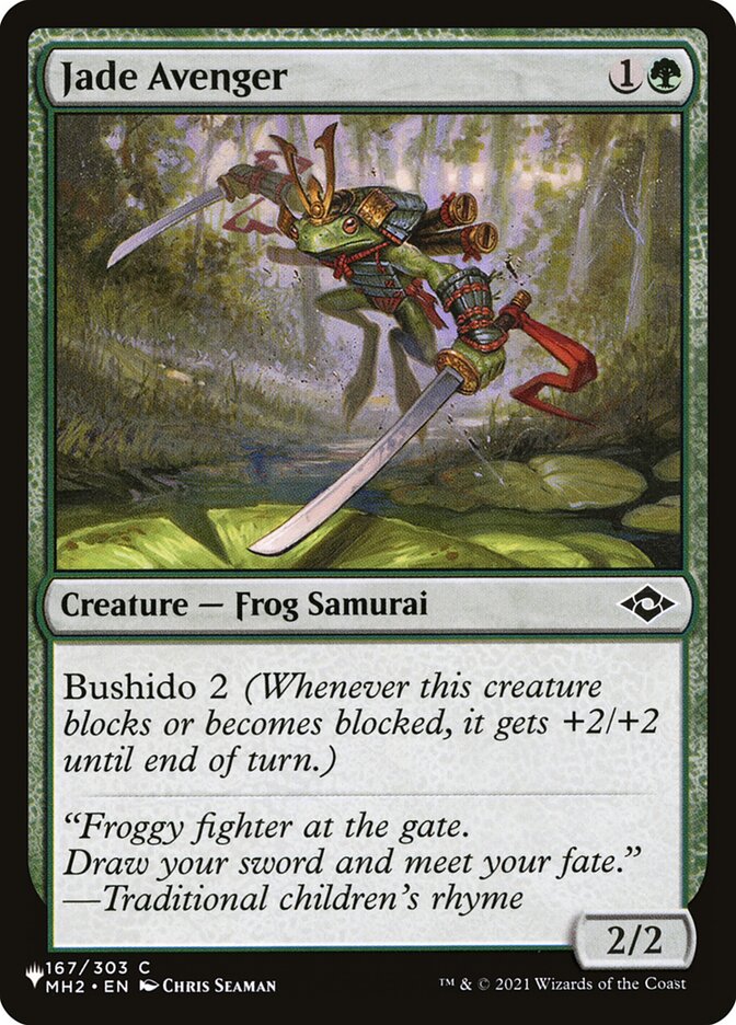 Jade Avenger (MH2-167) - The List (PLST)