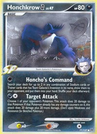 Honchkrow G (77) - Platinum (PL)