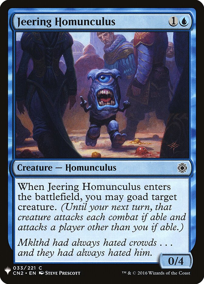 Jeering Homunculus (CN2-33) - The List (PLST)