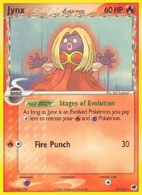 Jynx Delta Species (17) - EX Dragon Frontiers (DF)