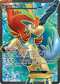 Keldeo EX 142 Full Art (142) - Boundaries Crossed (BCR)