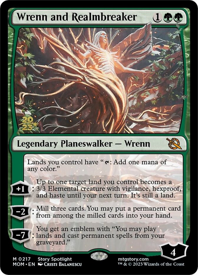 Wrenn and Realmbreaker (217s) - March of the Machine Promos (PMOM)