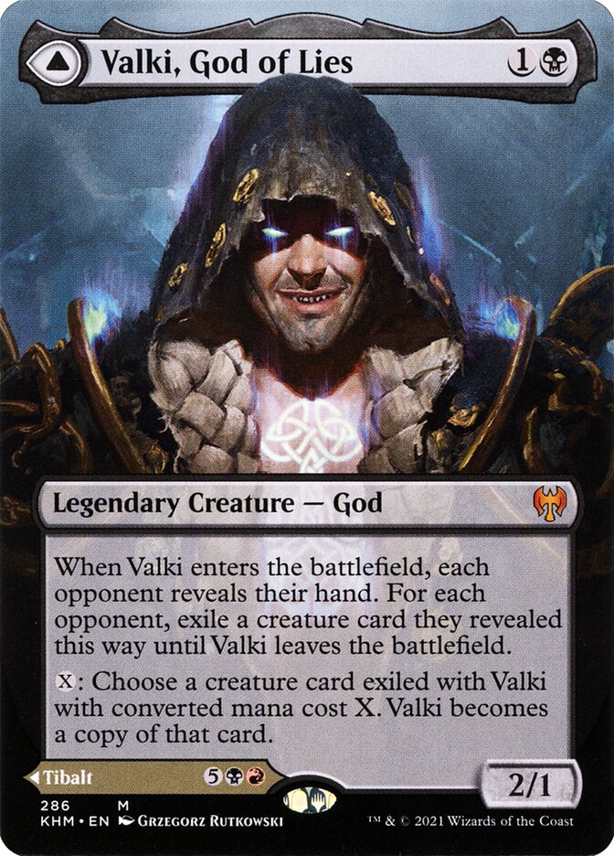 Valki, God of Lies // Tibalt, Cosmic Impostor (286) - Kaldheim (KHM)
