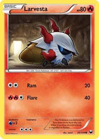Larvesta (20) - Dark Explorers (DEX)