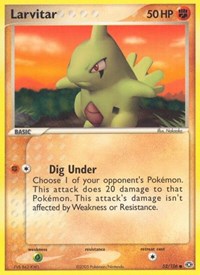 Larvitar (52) - EX Emerald (EM)