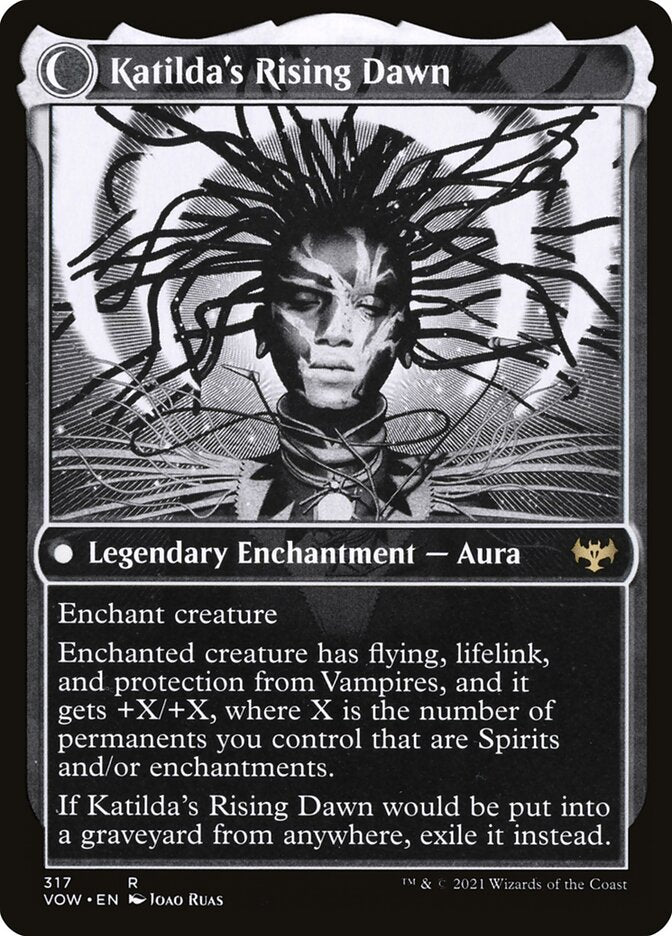 Katilda, Dawnhart Martyr // Katilda's Rising Dawn (317) - Innistrad: Crimson Vow (VOW)