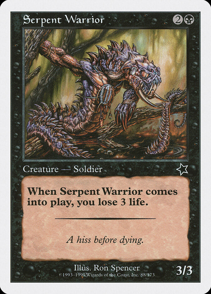 Serpent Warrior (88) - Starter 1999 (S99)