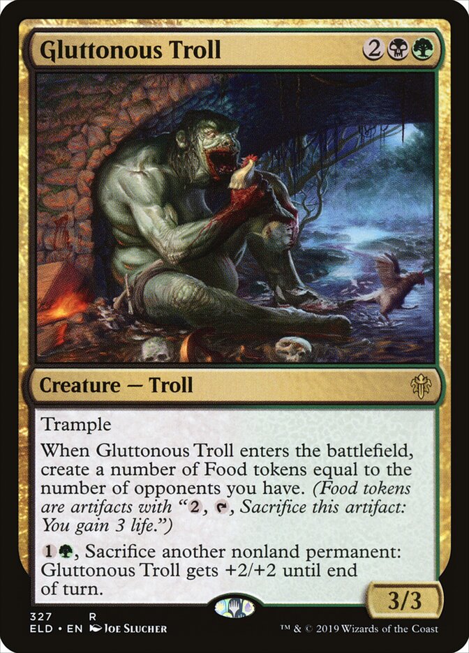 Gluttonous Troll (327) - Throne of Eldraine (ELD)