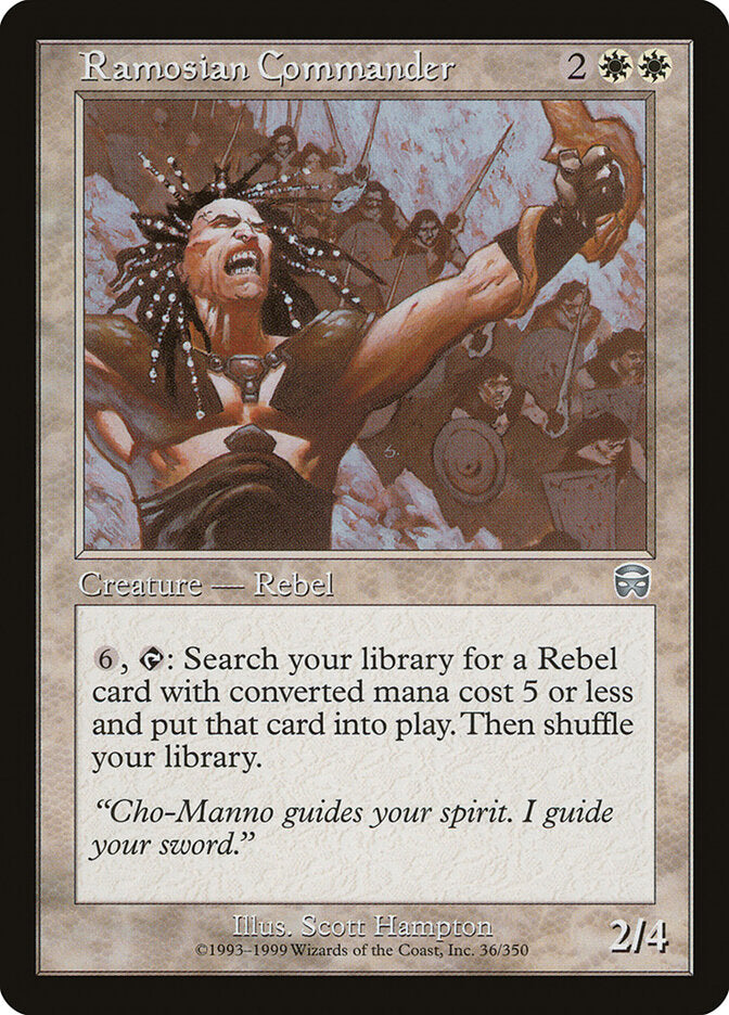 Ramosian Commander (36) - Mercadian Masques (MMQ)