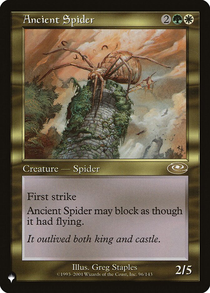 Ancient Spider - The List (PLST)