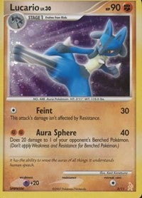 Lucario (3) - DP Trainer Kit: Manaphy & Lucario (PR)
