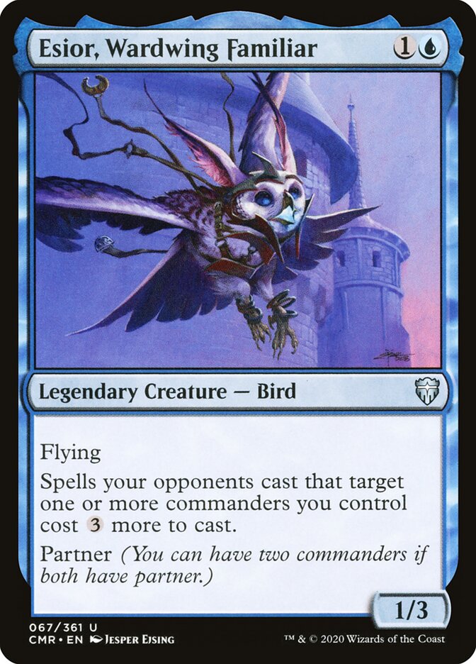 Esior, Wardwing Familiar (67) - Commander Legends (CMR)