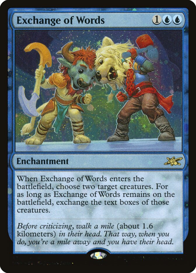 Exchange of Words (331) - Unfinity (UNF)