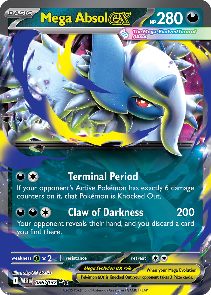 Mega Absol ex (86/132) - Mega Evolution (MEG)