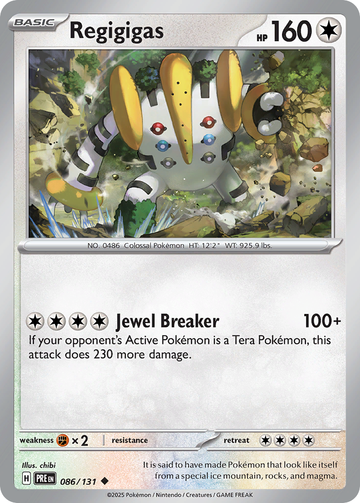 Regigigas (86/131) - Prismatic Evolutions (PRE)
