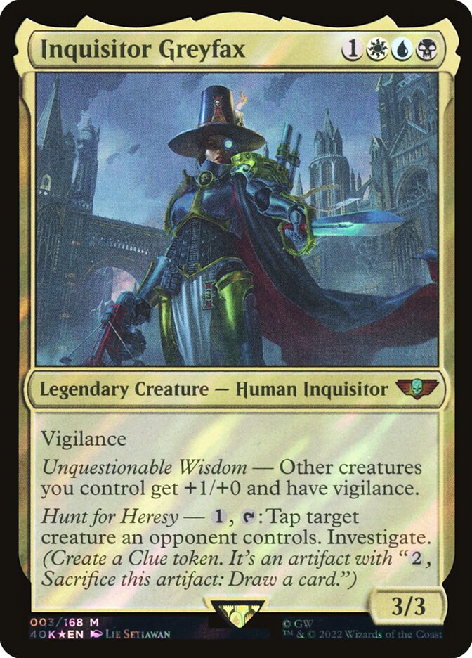 Inquisitor Greyfax (3) - Warhammer 40,000 Commander (40K)