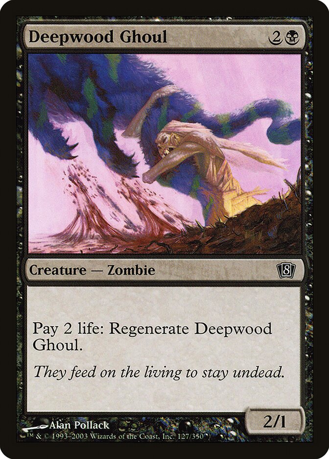 Deepwood Ghoul (127) - Eighth Edition (8ED)
