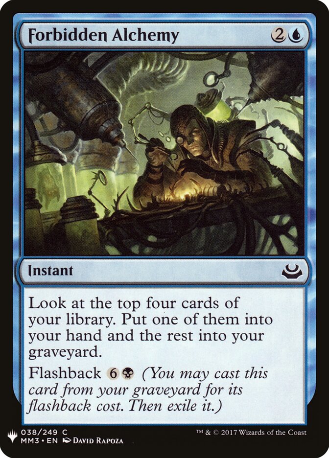 Forbidden Alchemy (MM3-38) - The List (PLST)