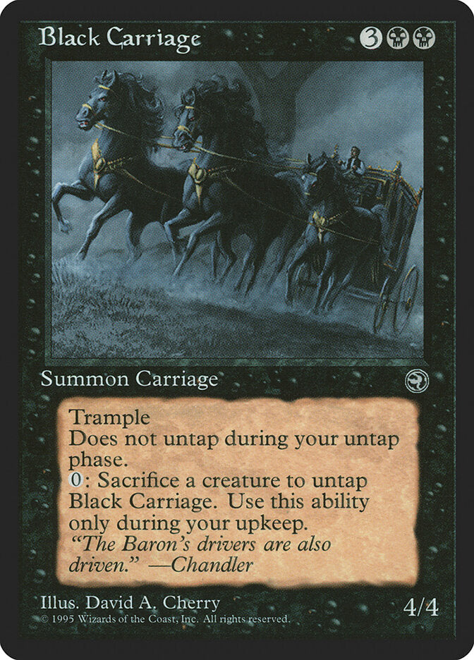 Black Carriage (42) - Homelands (HML)