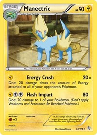 Manectric (43) - Dragons Exalted (DRX)