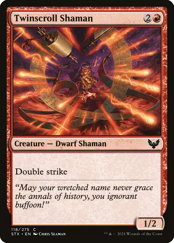 Twinscroll Shaman (118) - Strixhaven: School of Mages (STX)