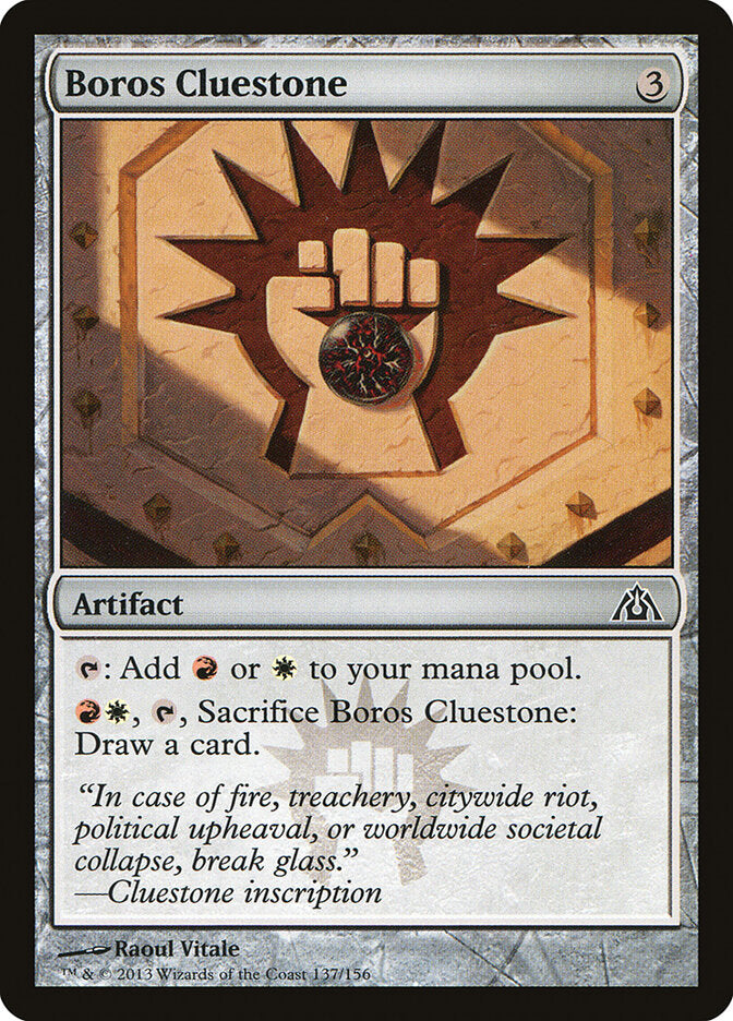 Boros Cluestone (137) - Dragon's Maze (DGM)