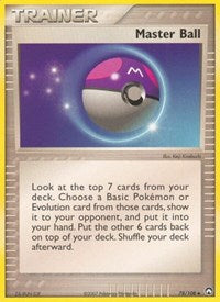 Master Ball (78) - EX Power Keepers (PK)