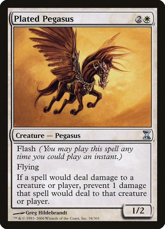 Plated Pegasus (34) - Time Spiral (TSP)