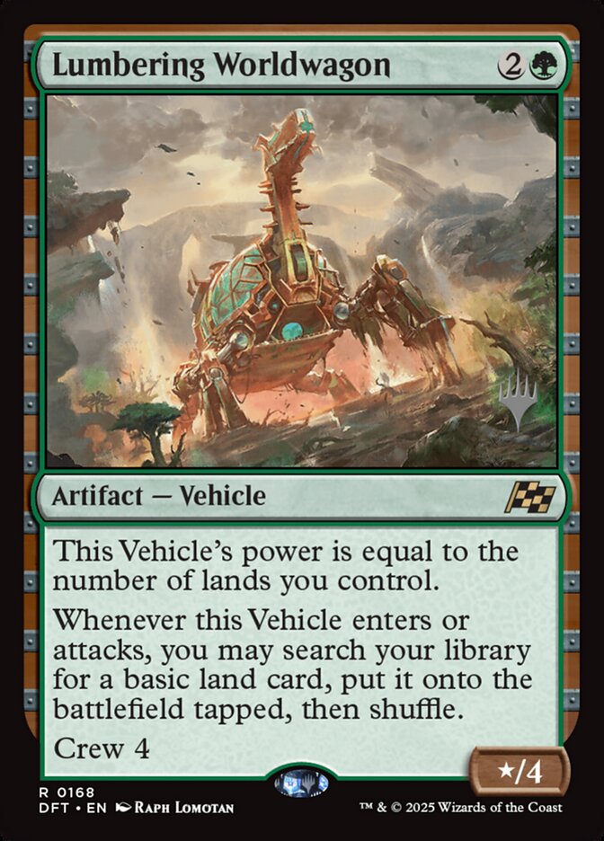 Lumbering Worldwagon (168p) - Aetherdrift Promos (PDFT)