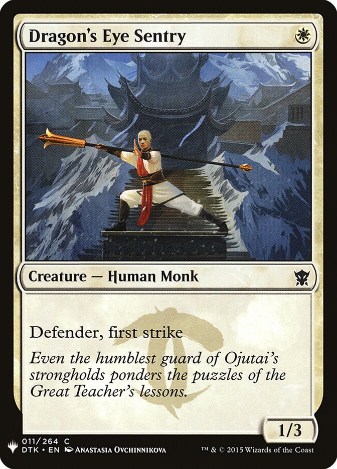 Dragon's Eye Sentry (DTK-11) - The List (PLST)