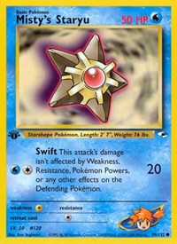 Mistys Staryu (90) - Gym Heroes (G1)