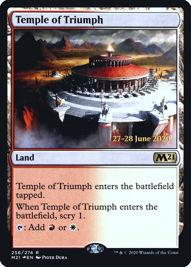 Temple of Triumph (256s) - Core Set 2021 Promos (PM21)