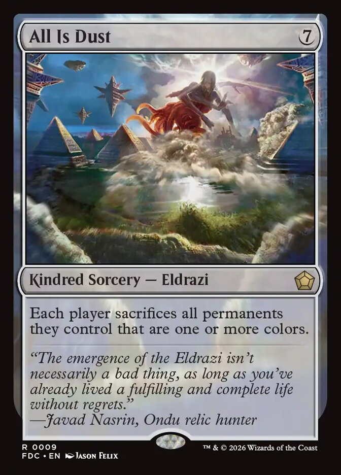 All Is Dust (9) - Foundations Commander (FDC)