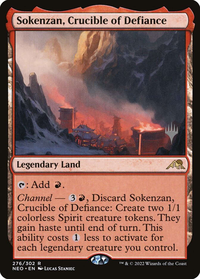 Sokenzan, Crucible of Defiance (276p) - Kamigawa: Neon Dynasty Promos (PNEO)