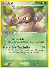 Nuzleaf (43) - EX Deoxys (DX)